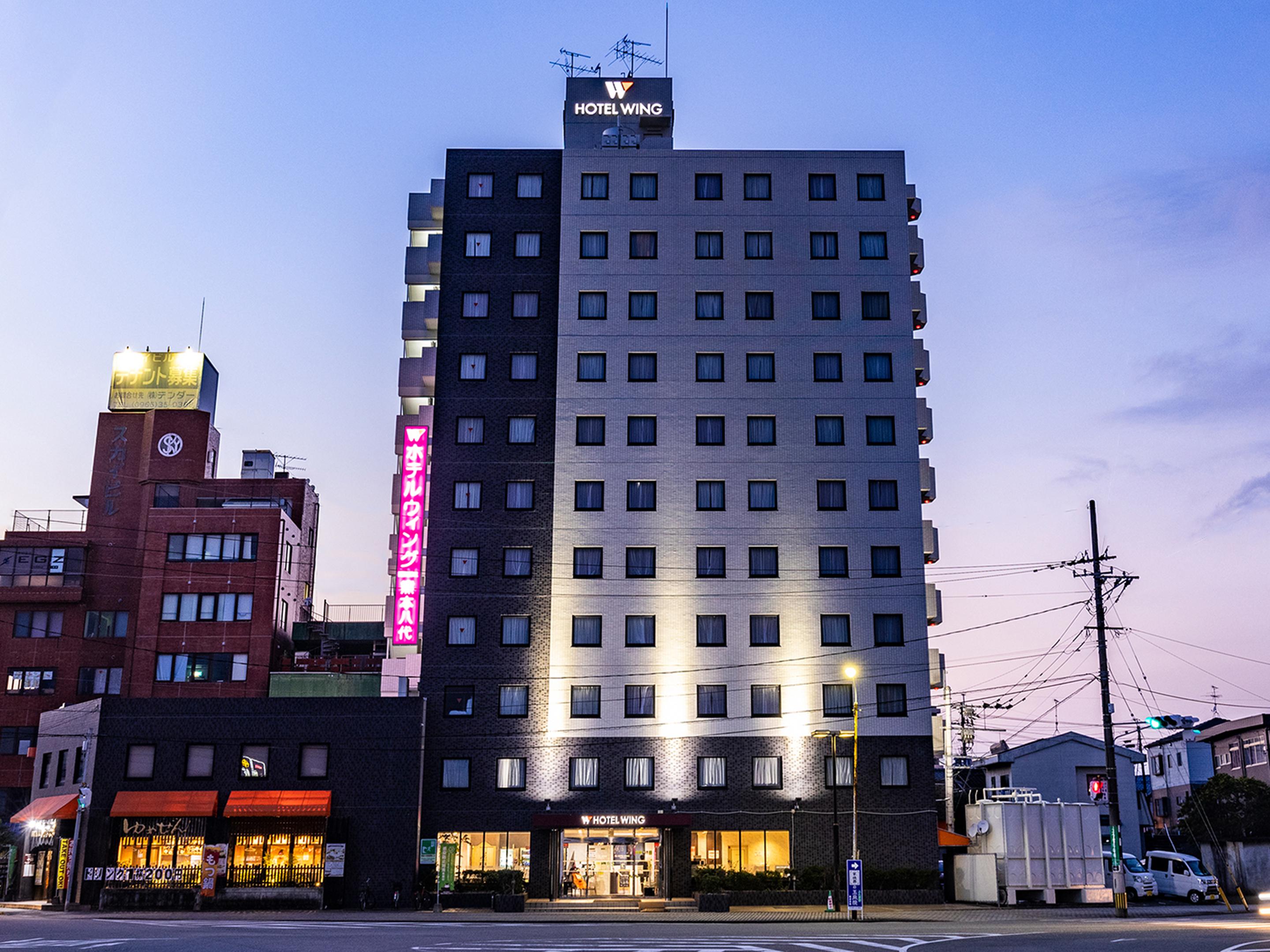 Hotel Wing International Kumamoto Jacuširo Exteriér fotografie